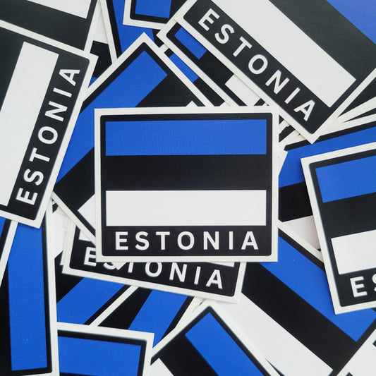 Estonia Tricolor sticker
